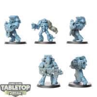 Space Wolves - 5x Devastator Squad - teilweise bemalt