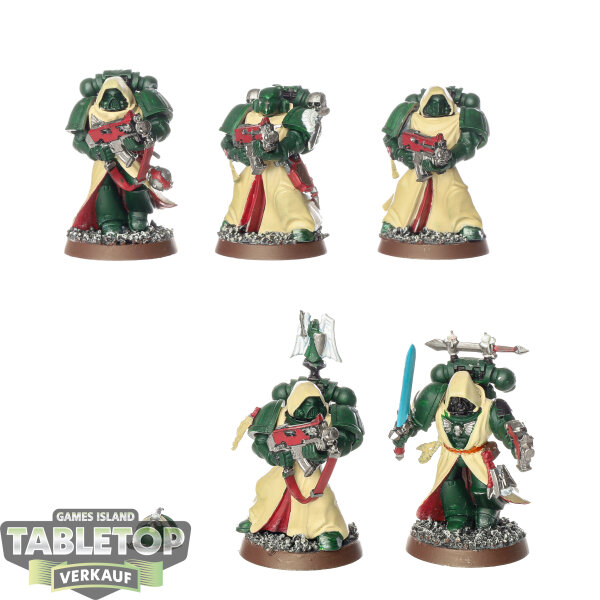 Dark Angels - 5x Company Veterans  - bemalt