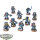 Space Wolves - 10x Grey Hunters - teilweise bemalt