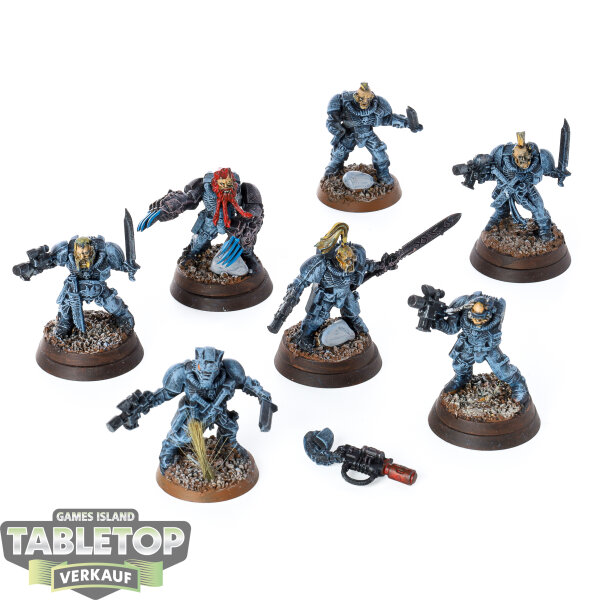 Space Wolves - 7x Scouts klassisch - teilweise bemalt