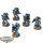 Space Wolves - 5x Devastator Squad - teilweise bemalt