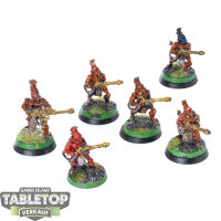 Aeldari - 6x Fire Dragons klassisch - bemalt