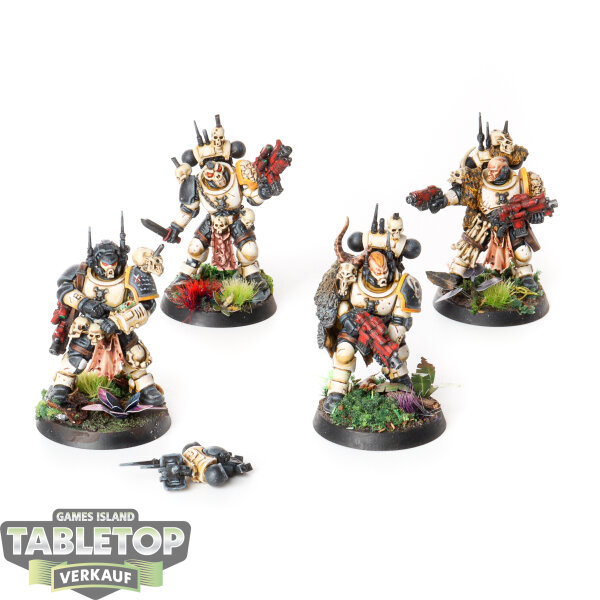 Space Marines - 4x Infiltrator Squad - Mortifactors - bemalt