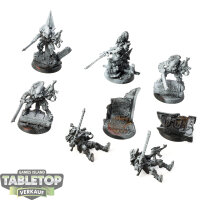Aeldari - 6 Striking Scorpions classic - teilweise bemalt
