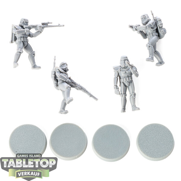 Galaktisches Imperium - Imperial Stormtroopers Upgrade - unbemalt
