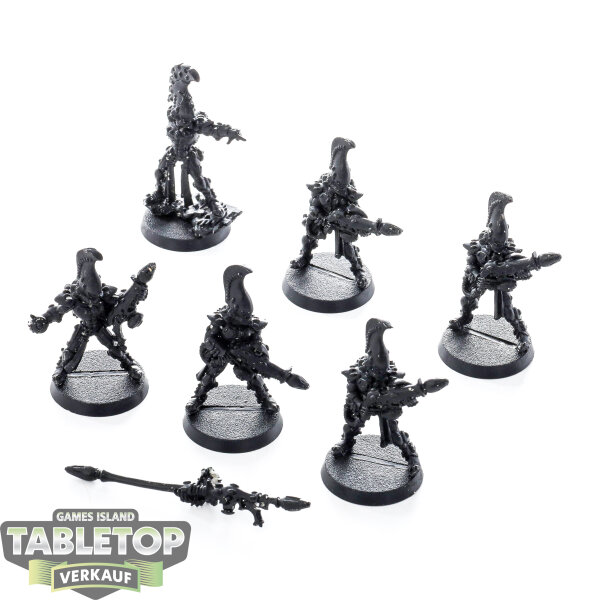 Aeldari - 6x Fire Dragons klassisch - grundiert