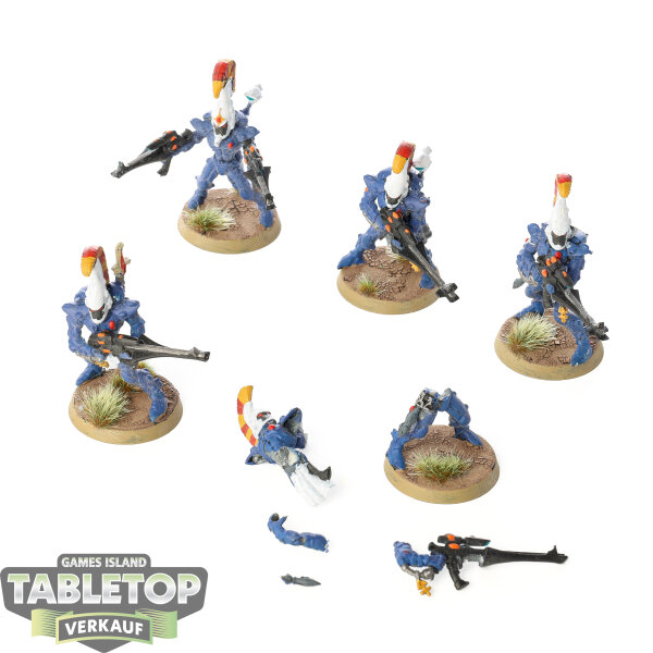 Aeldari - 5x Dire Avengers - bemalt