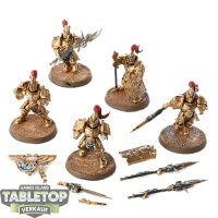 Adeptus Custodes - 5x Custodian Guard - bemalt
