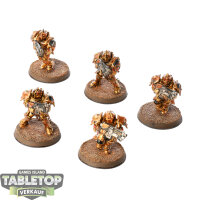 Adeptus Custodes - 5x Sagittarum Guard - bemalt