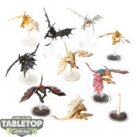Tyraniden - 9x Gargoyle Brood - teilweise bemalt