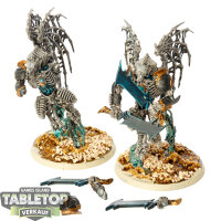 Ossiarch Bonereapers - 2x Morghast Harbingers - bemalt