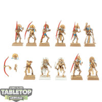 Tomb Kings of Khemri - 11x Tomb Guard - teilweise bemalt