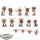 Chaos Space Marines - 10x Chaos Space Marines - bemalt