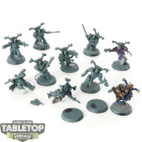 World Eaters - 10x Khorne Berzerkers - teilweise bemalt