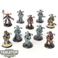 Thousand Sons - 10x Rubric Marines - teilweise bemalt