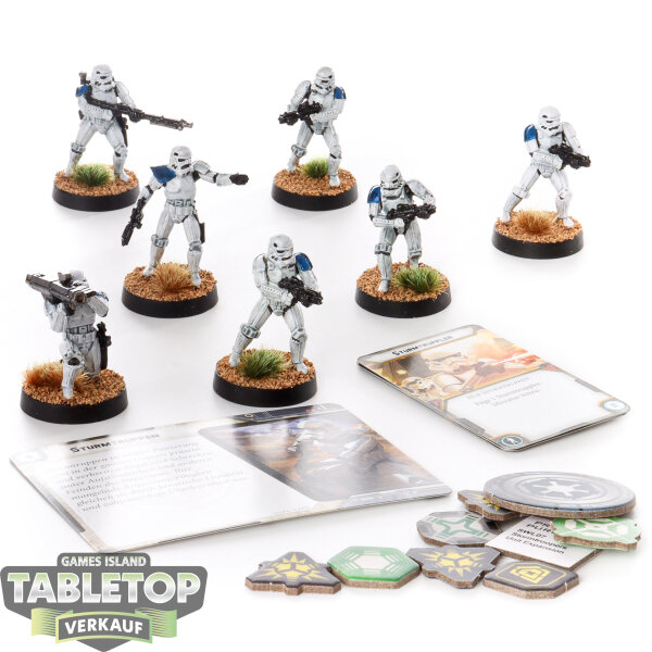 Galaktisches Imperium - 7x Stormtroopers - bemalt
