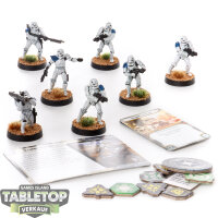 Galaktisches Imperium - 7x Stormtroopers - bemalt
