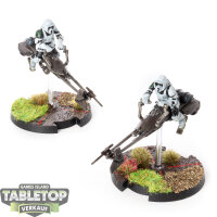 Galaktisches Imperium - 2x 74-Z Speeder Bikes - bemalt