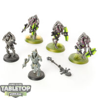 Necrons - 5x Triarch Praetorians - teilweise bemalt