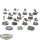 Necrons - 10x Necron Warriors klassisch - teilweise bemalt