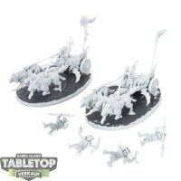 Gloomspite Gitz - 2x Sunsteala Wheelas - grundiert