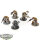 Chaos Space Marines - 5x Chaos Terminator Squad klassisch - teilweise bemalt