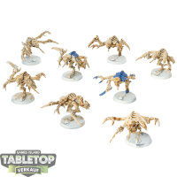 Tyraniden - 8x Genestealers klassisch - teilweise bemalt