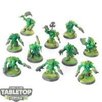 Orks - 10x Ork Beast Snagga Boyz - teilweise bemalt