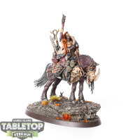 Slaves to Darkness - Darkoath Chieftain on Warsteed - bemalt