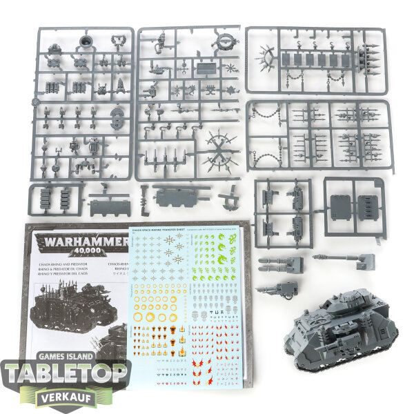 Chaos Space Marines - Chaos Predator - teilweise gebaut
