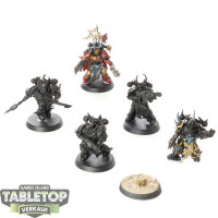 Chaos Space Marines - 5x Chosen - teilweise bemalt