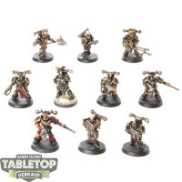 Chaos Space Marines - 10x Legionaries - bemalt