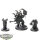Chaos Space Marines - Dark Apostle & 2x Dark Disciples - grundiert