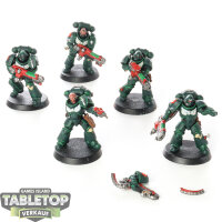 Dark Angels - 5x Hellblaster Squad - bemalt