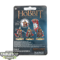Der Hobbit Figuren - Gut - 3x Dale Commanders -...