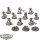Necrons - 10x Necron Warriors - teilweise bemalt
