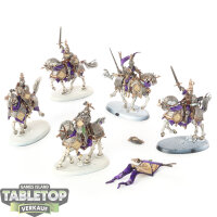 Cities of Sigmar - 5x Freeguild Cavaliers - teilweise bemalt