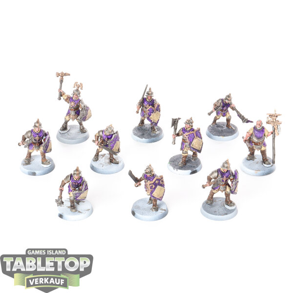 Cities of Sigmar - 10x Freeguild Steelhelms - teilweise bemalt