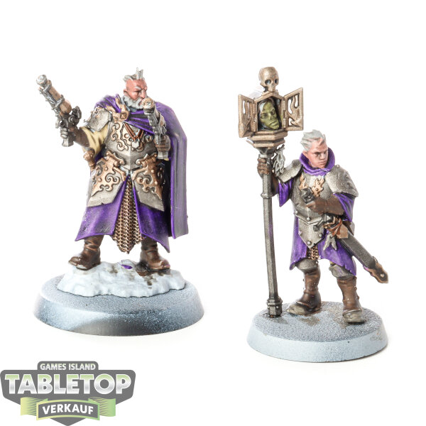 Cities of Sigmar - Freeguild Marshal and Relic Envoy - teilweise bemalt