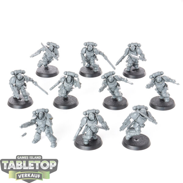 Space Marines - 10x Assault Intercessor Squad - unbemalt