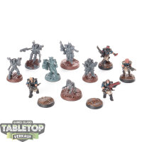 Necromunda - 10x Orlock Gang - teilweise bemalt