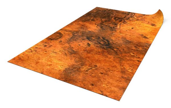 Playmats.eu - Mars Single-sided rubber Mat for Warganes - 72”x48” / 183x122 cm