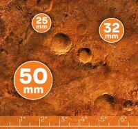 Playmats.eu - Mars Single-sided rubber Mat for Warganes - 72”x48” / 183x122 cm