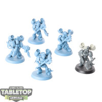 Space Wolves - 5x Assault Marines - bemalt