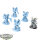Space Wolves - 5x Assault Marines - bemalt