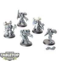 Space Wolves - 5x Assault Marines - bemalt