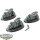 Space Wolves - 3x Outriders - unbemalt