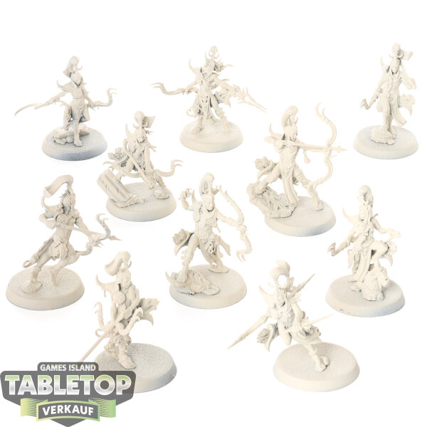 Hedonites of Slaanesh - 10x Blissbarb Archers - grundiert