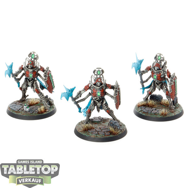 Ossiarch Bonereapers - 3x Necropolis Stalkers - bemalt