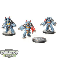 Space Wolves - 3x Aggressor Squad - teilweise bemalt